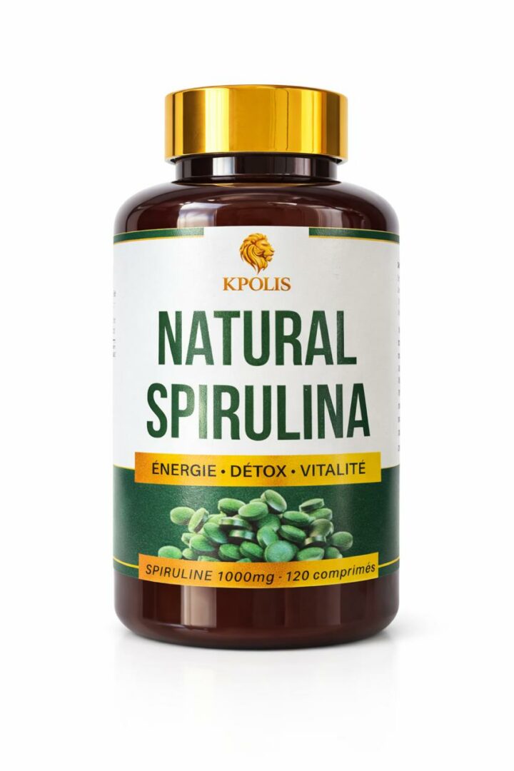 NATURAL SPIRULINA 1000mg - 120 comrprimés